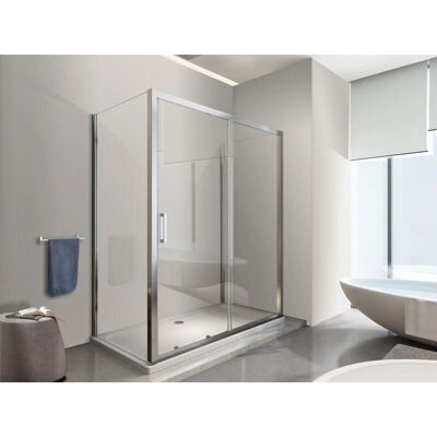 Nala Cabina de Ducha - Puerta Corredera Reversible - Vidrio 6mm - Moderna y Duradera Nala Cabina de Ducha - Puerta Corredera Reversible - Vidrio 6mm - Moderna y Duradera