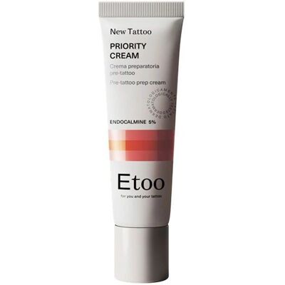 Etoopharma Srl Etooo Priority Cream - Crema Pre-Tatuaggio - 30ml Etoopharma Srl Etooo Priority Cream - Crema Pre-Tatuaggio - 30ml