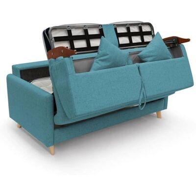 DIVANI.STORE Edgar Sofá Cama de Tela Impermeable - Sofá Cama DIVANI.STORE Edgar Sofá Cama de Tela Impermeable - Sofá Cama