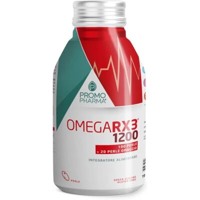 Promopharma Spa OmegaRX3 Plus - 120 Capsule - Cuore & Colesterolo Promopharma Spa OmegaRX3 Plus - 120 Capsule - Cuore & Colesterolo