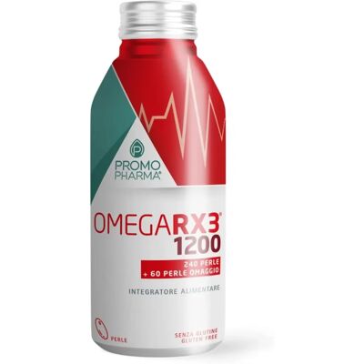 PromoPharma Omega RX3 1200 - Integratore di olio di pesce Omega-3 per cuore, cervello, vista PromoPharma Omega RX3 1200 - Integratore di olio di pesce Omega-3 per cuore, cervello, vista