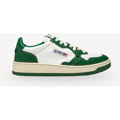 Autry Grüne Ledersneaker - Legerer Low-Top Autry Grüne Ledersneaker - Legerer Low-Top