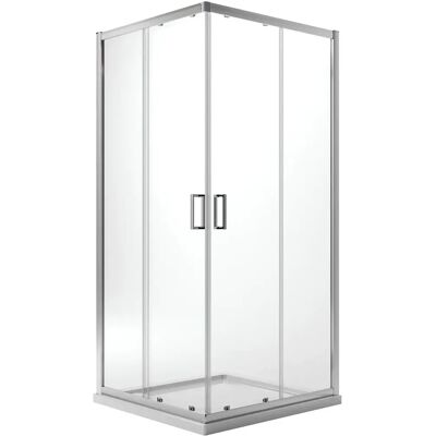 IDRALITE - Mampara de ducha rectangular 70x90 cm - Ducha angular IDRALITE - Mampara de ducha rectangular 70x90 cm - Ducha angular