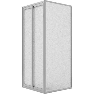 Idralite West Cabina Doccia Angolare 80x90cm - Vetro Opaco Idralite West Cabina Doccia Angolare 80x90cm - Vetro Opaco
