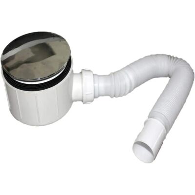 Idralite - Vanne de vidange 90mm avec Tuyau Flexible - Publicité Idralite - Vanne de vidange 90mm avec Tuyau Flexible - Publicité