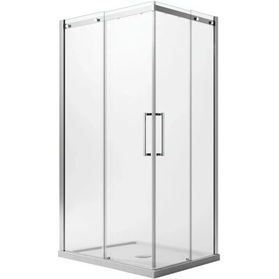 IDRALITE Mampara de ducha 70x120 cm transparente IDRALITE Mampara de ducha 70x120 cm transparente