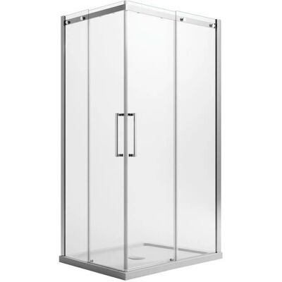 IDRALITE Cabina doccia 75x120 cm - Trasparente - EasyClean IDRALITE Cabina doccia 75x120 cm - Trasparente - EasyClean