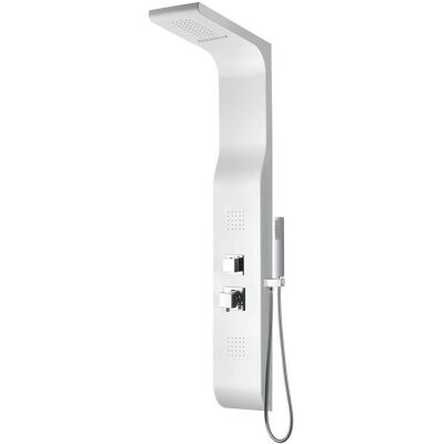 IDRALITE Weiße ABS Hydromassage Duschsäule - Duschtyp IDRALITE Weiße ABS Hydromassage Duschsäule - Duschtyp