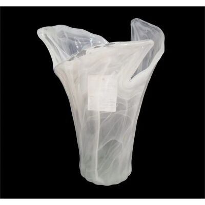 Tammaro Home Murano Glasvase Weißer Wirbel - Vase Tammaro Home Murano Glasvase Weißer Wirbel - Vase