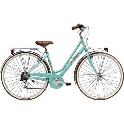 Cityrad ADRIATICA PANAREA - vélo ville turquoise avec 6 vitesses Shimano - Publicité Cityrad ADRIATICA PANAREA - vélo ville turquoise avec 6 vitesses Shimano - Publicité