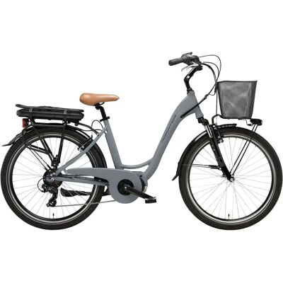 Adriatica VANITY Lady bici elettrica città 26 pollici grigia - Bicicletta elettrica Adriatica VANITY Lady bici elettrica città 26 pollici grigia - Bicicletta elettrica