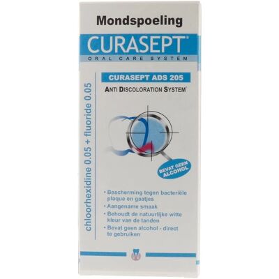 Curasept ADS 205 Mundspülung - Zähneschmelzschutz & Aufhellung Curasept ADS 205 Mundspülung - Zähneschmelzschutz & Aufhellung
