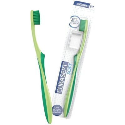 Spazzolino Curasept Softline 0,17 Medio - Pulizia delicata e protezione gengive Spazzolino Curasept Softline 0,17 Medio - Pulizia delicata e protezione gengive