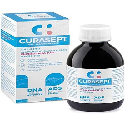 Rinçage buccal Curasept ADS DNA - Contrôle de plaque et carie - Publicité Rinçage buccal Curasept ADS DNA - Contrôle de plaque et carie - Publicité