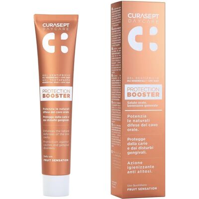 Curasept Marke Model Protection Booster Fruit Sensation - Zahnpasta Curasept Marke Model Protection Booster Fruit Sensation - Zahnpasta