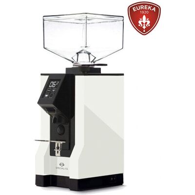 Eureka Mignon Silent Range Specialità 15bl - Blanc - Publicité Eureka Mignon Silent Range Specialità 15bl - Blanc - Publicité