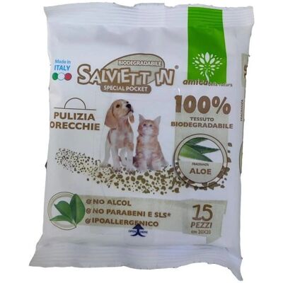 Antica Farmacia Orlandi Salviettine all'Aloe per Igiene delle Orecchie - Salviettine Personali Antica Farmacia Orlandi Salviettine all'Aloe per Igiene delle Orecchie - Salviettine Personali