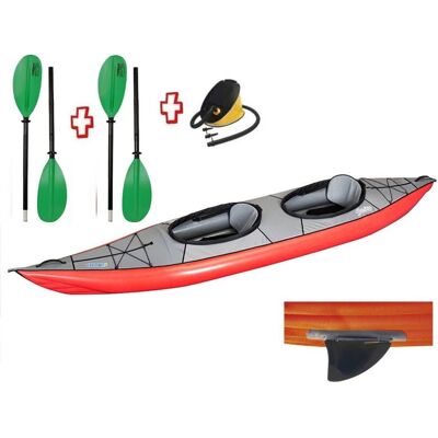 Gumotex Canoa Kayak Gonfiabile Swing 2 Rosso - Kayak Gumotex Canoa Kayak Gonfiabile Swing 2 Rosso - Kayak