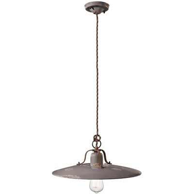 FERROLUCE Vintage Tortora Keramik Pendelleuchte - 40cm Durchmesser FERROLUCE Vintage Tortora Keramik Pendelleuchte - 40cm Durchmesser