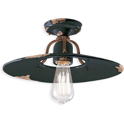 FERROLUCE Deckenleuchte - Vintage Nero Keramik 40cm - Produkttyp FERROLUCE Deckenleuchte - Vintage Nero Keramik 40cm - Produkttyp