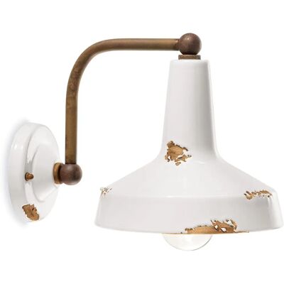 Applique in Ceramica Vintage Ferroluce - Design Retrò Classico Applique in Ceramica Vintage Ferroluce - Design Retrò Classico