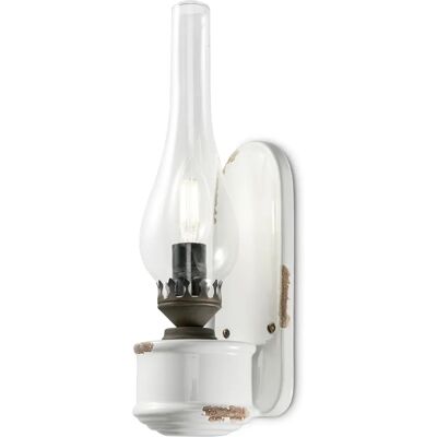 Ferroluce Vintage Keramik Wandlampe - Industrial Stil Innenraum Ferroluce Vintage Keramik Wandlampe - Industrial Stil Innenraum