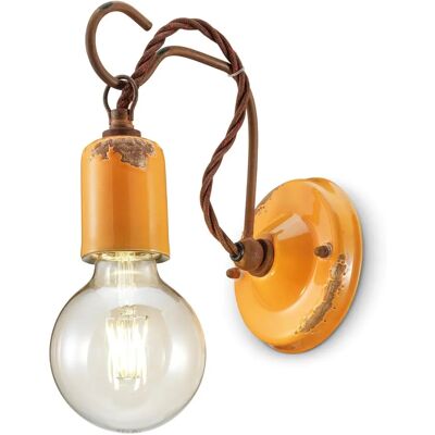 FERROLUCE Vintage Keramik-Wandlampe - Industriales Design, 10 Farben FERROLUCE Vintage Keramik-Wandlampe - Industriales Design, 10 Farben