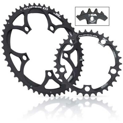 Miche Super 11 XCA 11-Gang Campagnolo Kettenblatt - ANTHRAZIT - Größe: 39T 11S 2011 CAMP CT Miche Super 11 XCA 11-Gang Campagnolo Kettenblatt - ANTHRAZIT - Größe: 39T 11S 2011 CAMP CT