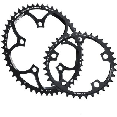 Corona Miche Ingranaggio Compact - Negro - 50T - 110BCD - Pieza de bicicleta Corona Miche Ingranaggio Compact - Negro - 50T - 110BCD - Pieza de bicicleta