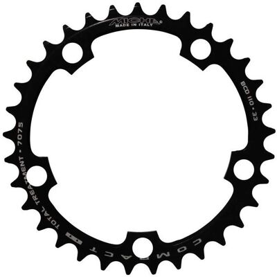 Plateau Miche Compact 110mm BCD - Noir pour vélos 9/10 vitesses - Publicité Plateau Miche Compact 110mm BCD - Noir pour vélos 9/10 vitesses - Publicité