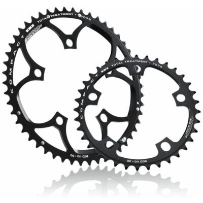 Miche Kompakt Kettenblatt - 36Z, Schwarz, 110BCD - Fahrradteil Miche Kompakt Kettenblatt - 36Z, Schwarz, 110BCD - Fahrradteil