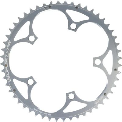 Plateau de vélo de route Miche Supertype - Argent - 52T - 130 BCD - Publicité Plateau de vélo de route Miche Supertype - Argent - 52T - 130 BCD - Publicité