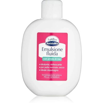 Emulsion Corporelle EuPhidra à l'Amidon de Riz - Soin Peau Sensible Emulsion Corporelle EuPhidra à l'Amidon de Riz - Soin Peau Sensible