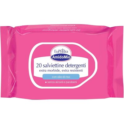 Zeta Farmaceutici Spa AmidoMio Lingettes pour Bébé - Sensibles, Très Douces - 20 pièces - Publicité Zeta Farmaceutici Spa AmidoMio Lingettes pour Bébé - Sensibles, Très Douces - 20 pièces - Publicité