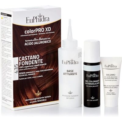 ZETA FARMACEUTICI SPA Euphidra Colorpro xd 435 Châtain Foncé - Coloration Capillaire ZETA FARMACEUTICI SPA Euphidra Colorpro xd 435 Châtain Foncé - Coloration Capillaire