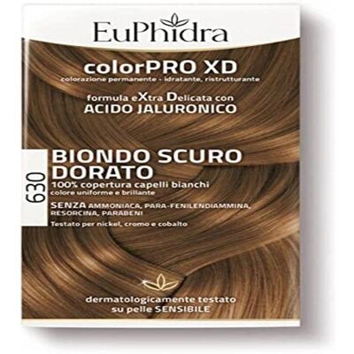 Zeta Farmaceutici Spa Euphidra Colorpro XD 630 Mörk Blond Permanent Hårfärg Zeta Farmaceutici Spa Euphidra Colorpro XD 630 Mörk Blond Permanent Hårfärg