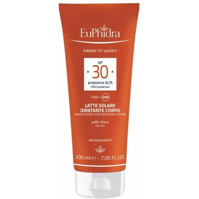 Euphidra SPF30 Latte Solare - Alta Protezione per la Pelle Euphidra SPF30 Latte Solare - Alta Protezione per la Pelle