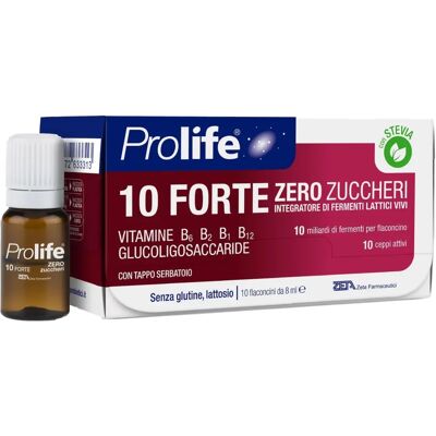 Zeta Farmaceutici Spa Prolife 10 Forte Zero Zuccheri - Integratore probiotico Zeta Farmaceutici Spa Prolife 10 Forte Zero Zuccheri - Integratore probiotico