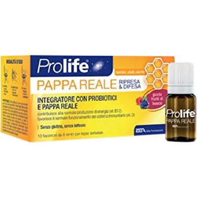 Zeta Farmaceutici Spa Prolife Pappa Reale Ripresa e Difesa - 10 Fiale - Integratore alimentare Zeta Farmaceutici Spa Prolife Pappa Reale Ripresa e Difesa - 10 Fiale - Integratore alimentare
