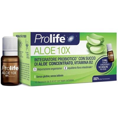 ZETA FARMACEUTICI SpA ProLife Aloe 10X - Concentrato di Aloe Vera per il Benessere - Integratore Alimentare ZETA FARMACEUTICI SpA ProLife Aloe 10X - Concentrato di Aloe Vera per il Benessere - Integratore Alimentare