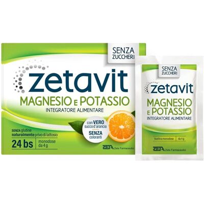 Zeta Farmaceutici Spa Zetavit Magnesio e Potassio - Integratore Minerale Muscolare Zeta Farmaceutici Spa Zetavit Magnesio e Potassio - Integratore Minerale Muscolare