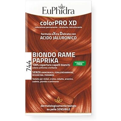 ZETA FARMACEUTICI SpA Euphidra Colorpro Gel Färg för Hår Xd 744 Paprika - Hårfärg Gel - Känslig & Fuktighetsgivande ZETA FARMACEUTICI SpA Euphidra Colorpro Gel Färg för Hår Xd 744 Paprika - Hårfärg Gel - Känslig & Fuktighetsgivande
