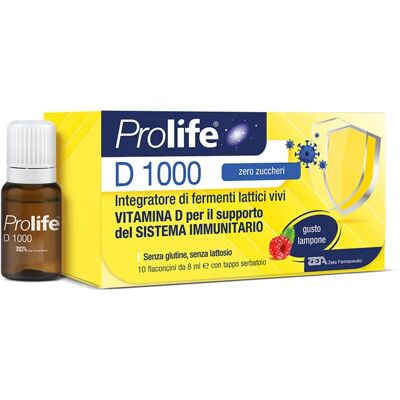 Zeta Farmaceutici Prolife D 1000 - Integratore Probiotici e Vitamina D Zeta Farmaceutici Prolife D 1000 - Integratore Probiotici e Vitamina D