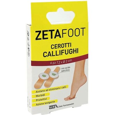 Zeta Farmaceutici Spa Zeta Foot - Cerotto Callifugo - 6 Pezzi Zeta Farmaceutici Spa Zeta Foot - Cerotto Callifugo - 6 Pezzi