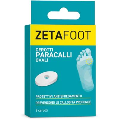 Zeta Farmaceutici Spa Zeta Foot - Paracalli Ovali 9 Pièces - Produits de soins des pieds - Publicité Zeta Farmaceutici Spa Zeta Foot - Paracalli Ovali 9 Pièces - Produits de soins des pieds - Publicité