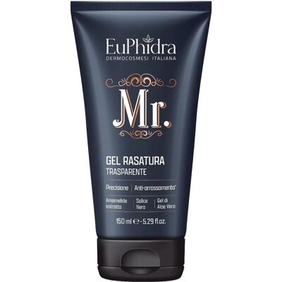 Gel da Barba Trasparente Euphidra 150ml - Delicato e Preciso Gel da Barba Trasparente Euphidra 150ml - Delicato e Preciso