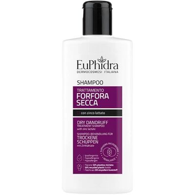 Shampoo Euphidra per cuoio capelluto secco e forfora - Trattamento per cute secca Shampoo Euphidra per cuoio capelluto secco e forfora - Trattamento per cute secca