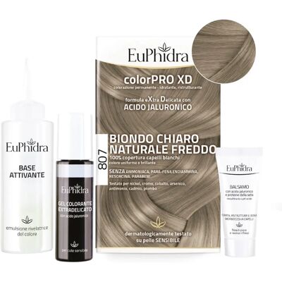 Euphidra ColorPro XD Biondo Chiaro Naturale Freddo - Kit Colorazione Capelli Euphidra ColorPro XD Biondo Chiaro Naturale Freddo - Kit Colorazione Capelli