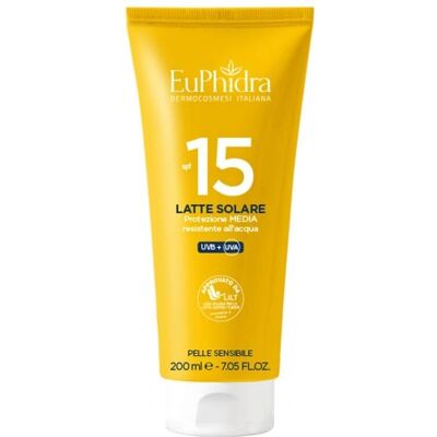 Lotion Solaire Euphidra SPF15 - Légère, Résistante à l'Eau, Pour Peaux Moyennes à Foncées - Publicité Lotion Solaire Euphidra SPF15 - Légère, Résistante à l'Eau, Pour Peaux Moyennes à Foncées - Publicité