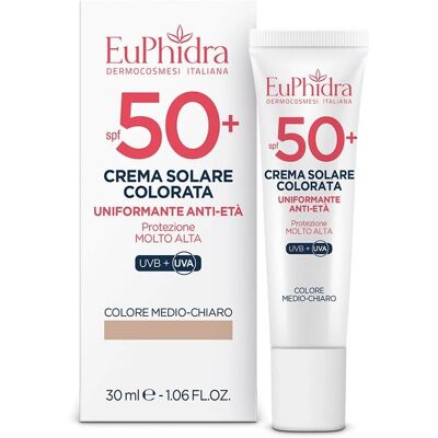 Crema Solare SPF50+ Correttore Colore per Pelle Sensibile Crema Solare SPF50+ Correttore Colore per Pelle Sensibile